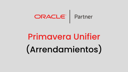 Oracle Primavera Unifier (Arrendamientos)